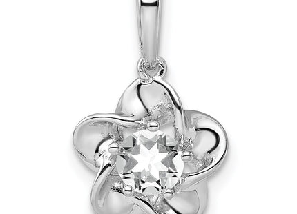 Sterling Silver Pendants Style QBPD31APR - Classique Jewelry Inc.