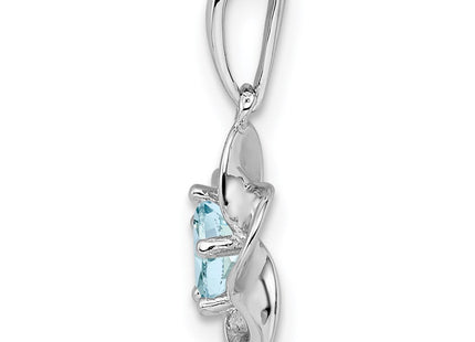 Sterling Silver Pendants Style QBPD31MAR - Classique Jewelry Inc.