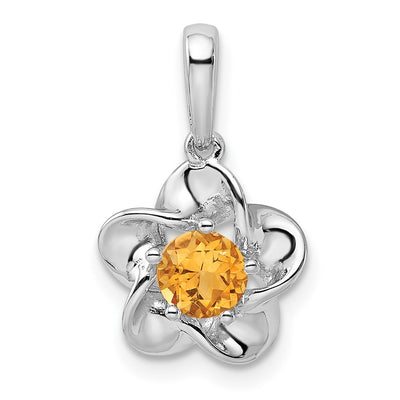 Sterling silver citrine pendant