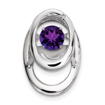Sterling silver amethyst birthstone chain