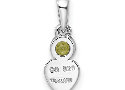 Sterling Silver Pendants Style QBPD35AUG - Classique Jewelry Inc.
