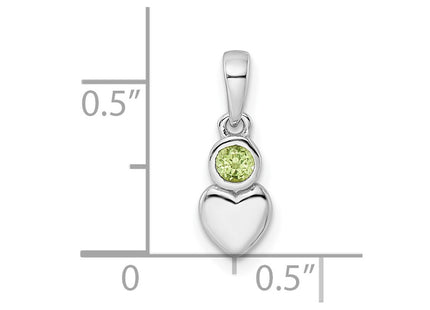 Sterling Silver Pendants Style QBPD35AUG - Classique Jewelry Inc.