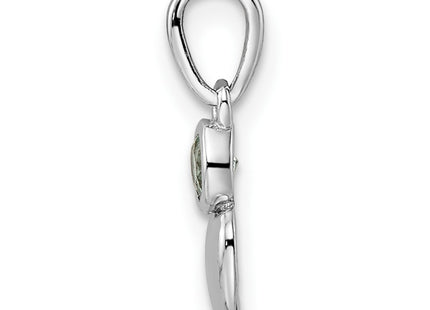 Sterling Silver Pendants Style QBPD35MAR - Classique Jewelry Inc.