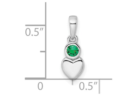 Sterling Silver Pendants Style QBPD35MAY - Classique Jewelry Inc.