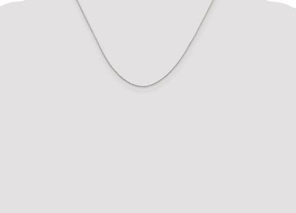 Sterling Silver 8 Sided Diamond-cut Box Chain (Style QBR015-18)