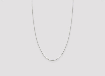 Sterling Silver 8 Sided Diamond-cut Box Chain (Style QBR015-26)
