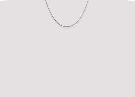 Sterling Silver 8 Sided Diamond-cut Box Chain (Style QBR019-18)