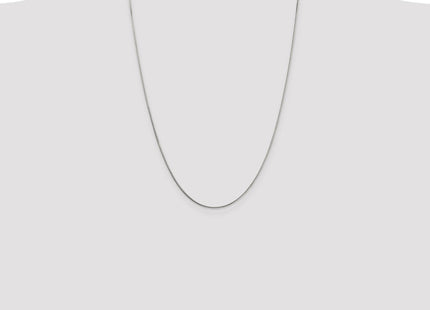 Sterling Silver 8 Sided Diamond-cut Box Chain (Style QBR019-24)