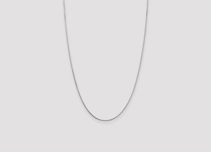 Sterling Silver 8 Sided Diamond-cut Box Chain (Style QBR019-26)