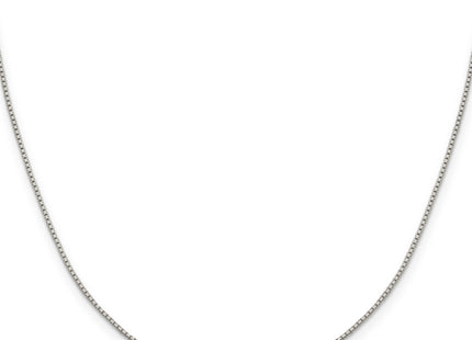 Sterling Silver 8 Sided Diamond-cut Box Chain w/2in ext., 20 x 1.15mm