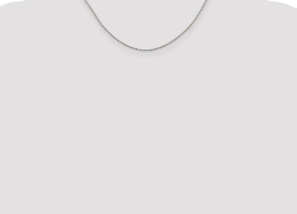 Sterling Silver 8 Sided Diamond-cut Box Chain (Style QBR022-16)