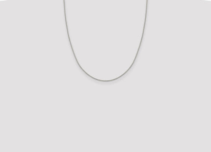 Sterling Silver 8 Sided Diamond-cut Box Chain (Style QBR022-22)