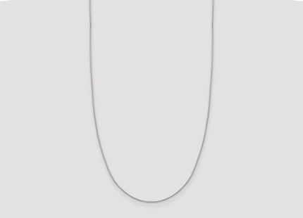 Sterling Silver 8 Sided Diamond-cut Box Chain (Style QBR022-28)