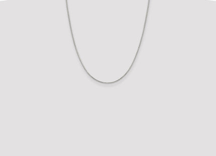 Sterling Silver 8 Sided Diamond-cut Box Chain (Style QBR024-22)