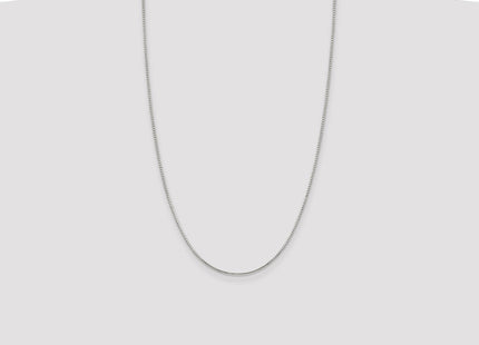 Sterling Silver 8 Sided Diamond-cut Box Chain (Style QBR024-26)
