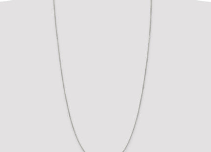 Sterling Silver 8 Sided Diamond-cut Box Chain (Style QBR024-30)