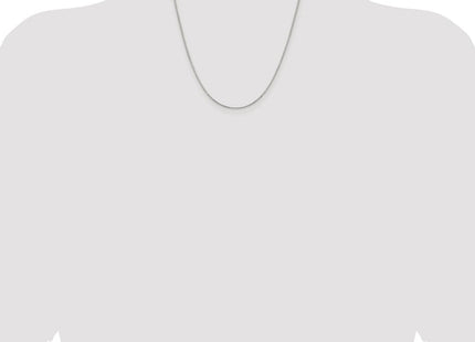 Sterling Silver Rhodium-plated 8 Sided Diamond-cut Box Chain