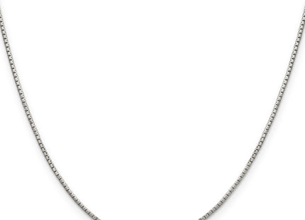 Sterling Silver 8 Sided Diamond-cut Box Chain, 16 x 1.35mm