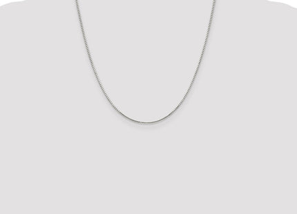 Sterling Silver 8 Sided Diamond-cut Box Chain (Style QBR026-20)