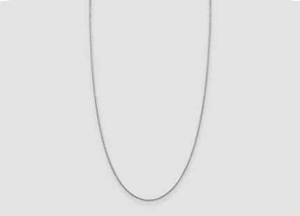 Sterling Silver 8 Sided Diamond-cut Box Chain (Style QBR026-28)