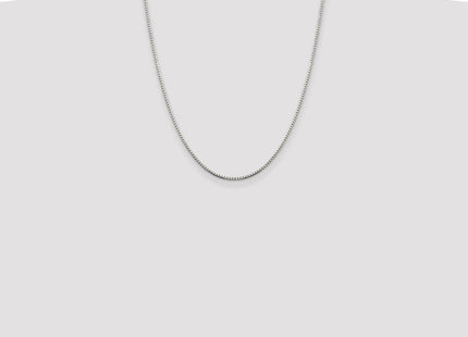 Sterling Silver 8 Sided Diamond-cut Box Chain (Style QBR028-22)