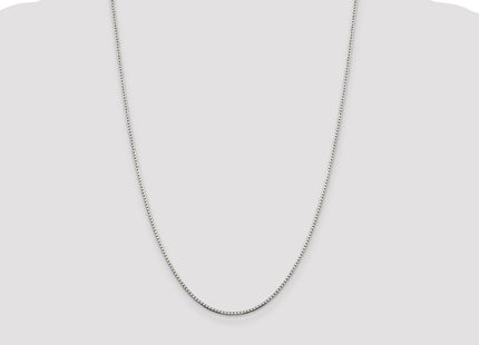 Sterling Silver 8 Sided Diamond-cut Box Chain (Style QBR028-24)