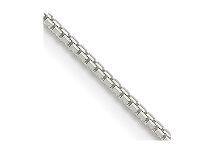 Sterling silver box link chain