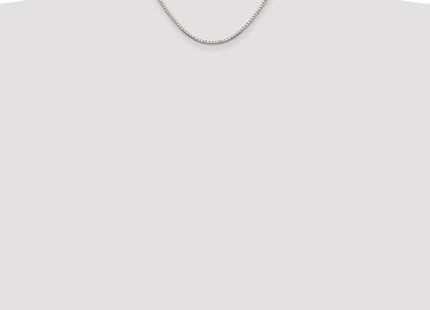 Sterling Silver 8 Sided Diamond-cut Box Chain (Style QBR040-16)