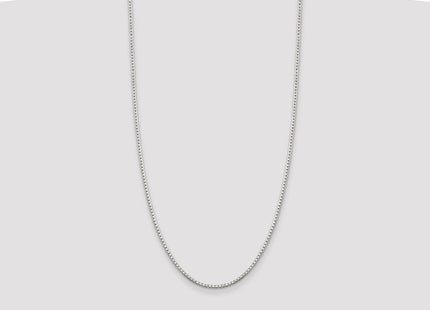 Sterling Silver 8 Sided Diamond-cut Box Chain (Style QBR040-28)