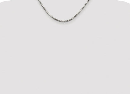 Sterling Silver Rhodium-plated 8 Sided Diamond-cut Box Chain