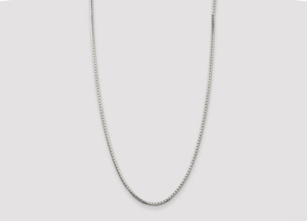 Sterling Silver Rhodium-plated 8 Sided Diamond-cut Box Chain