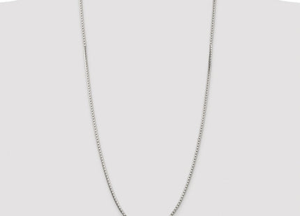 Sterling Silver Rhodium-plated 8 Sided Diamond-cut Box Chain
