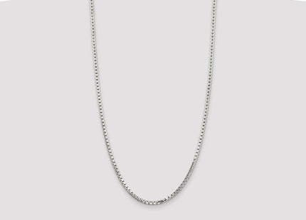 Sterling Silver 8 Sided Diamond-cut Box Chain (Style QBR057-28)