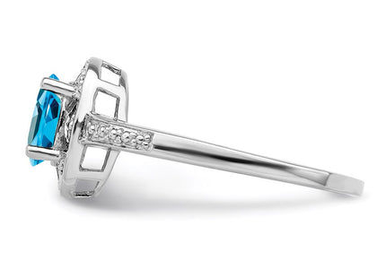 Sterling Silver Rings Style QBR10DEC - Classique Jewelry Inc.