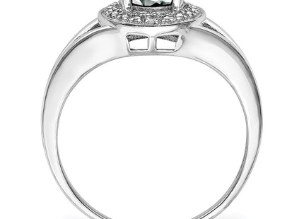 Sterling Silver Rings Style QBR11APR - Classique Jewelry Inc.
