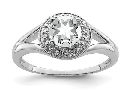 Sterling Silver Rings Style QBR11APR - Classique Jewelry Inc.