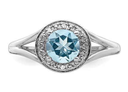 Sterling Silver Rings Style QBR11MAR - Classique Jewelry Inc.