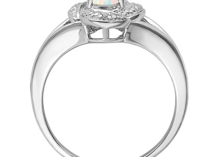 Sterling Silver Rings Style QBR12OCT - Classique Jewelry Inc.