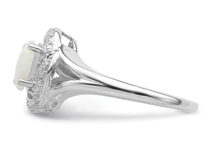 Sterling Silver Rings Style QBR12OCT - Classique Jewelry Inc.