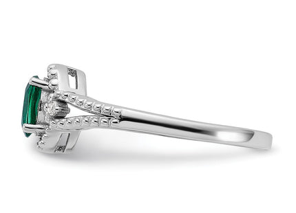 Sterling Silver Rings Style QBR16MAY - Classique Jewelry Inc.