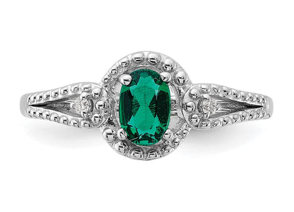 Sterling Silver Rings Style QBR16MAY - Classique Jewelry Inc.