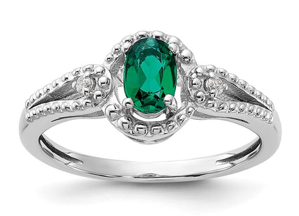 Sterling Silver Rings Style QBR16MAY - Classique Jewelry Inc.