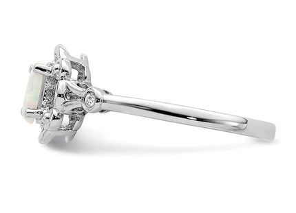 Sterling Silver Rings Style QBR21OCT - Classique Jewelry Inc.