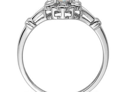 Sterling Silver Rings Style QBR22OCT - Classique Jewelry Inc.