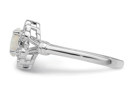 Sterling Silver Rings Style QBR22OCT - Classique Jewelry Inc.