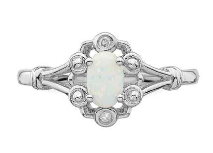 Sterling Silver Rings Style QBR22OCT - Classique Jewelry Inc.