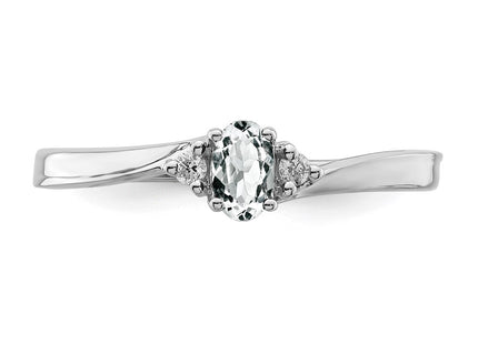 Sterling Silver Rings Style QBR25APR - Classique Jewelry Inc.