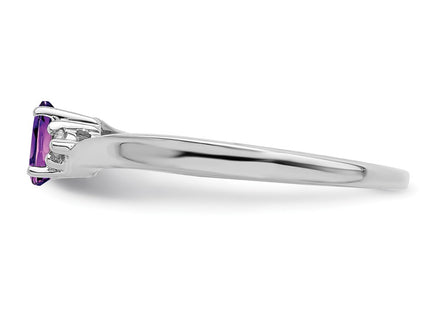 Sterling Silver Rings Style QBR25FEB - Classique Jewelry Inc.