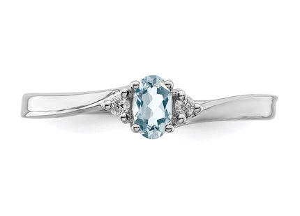 Sterling Silver Rings Style QBR25MAR - Classique Jewelry Inc.