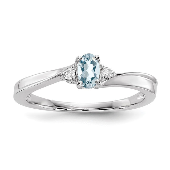 Sterling Silver Rings Style QBR25MAR - Classique Jewelry Inc.